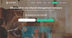 Desktop Screenshot of churchdesk.com
